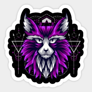 space cat Sticker